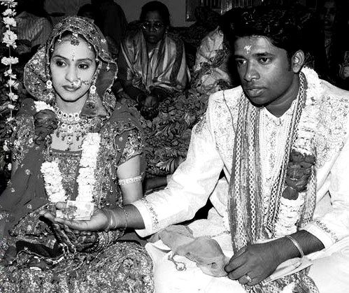 Kannan Gopinathan with his wife Himani Pathak