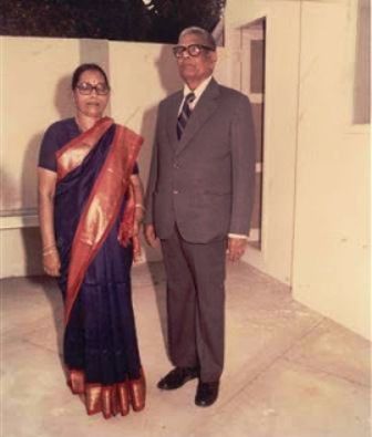 Nalini Chidambaram's parents P.S. Kailasam and Soundara Kailasam