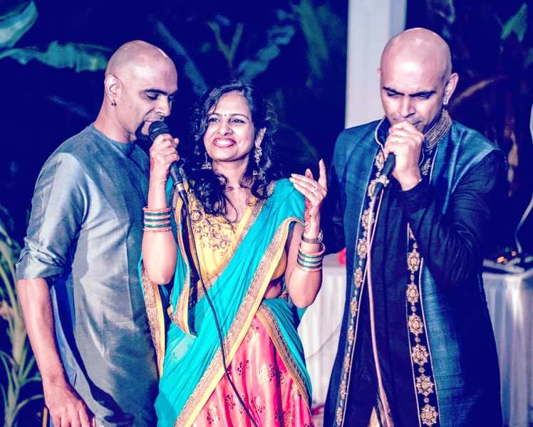 Raghu Ram with His Brother and Sister