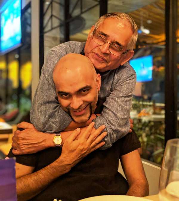 Raghu Ram with His Father