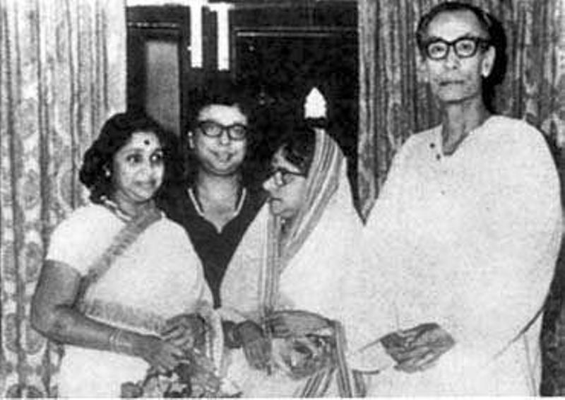 S . D. Burman With His Wife, Son and Daughter- In -Law