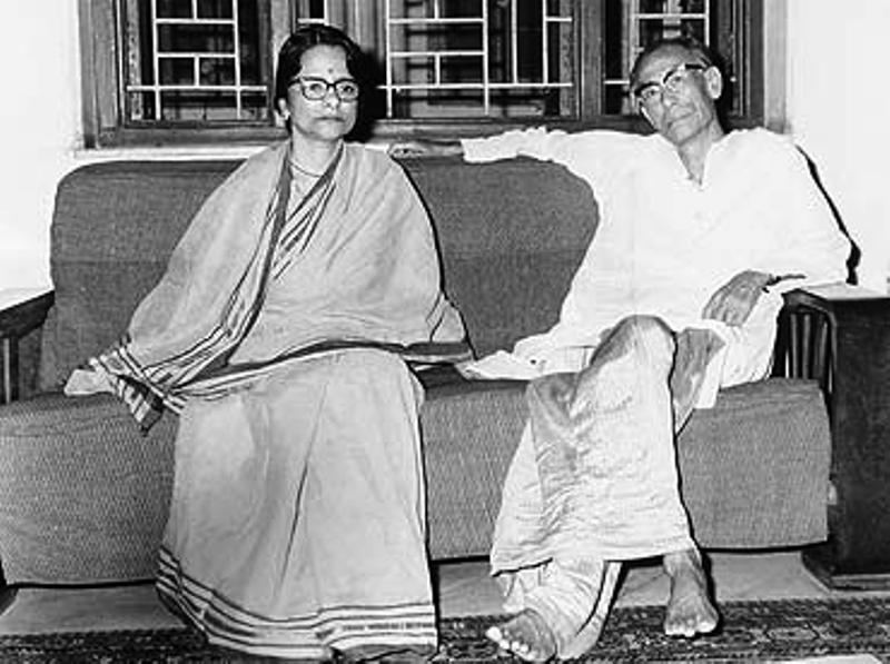 S. D. Burman With His Wife