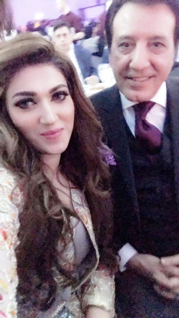 Sana Fakhar with Jawed Sheikh
