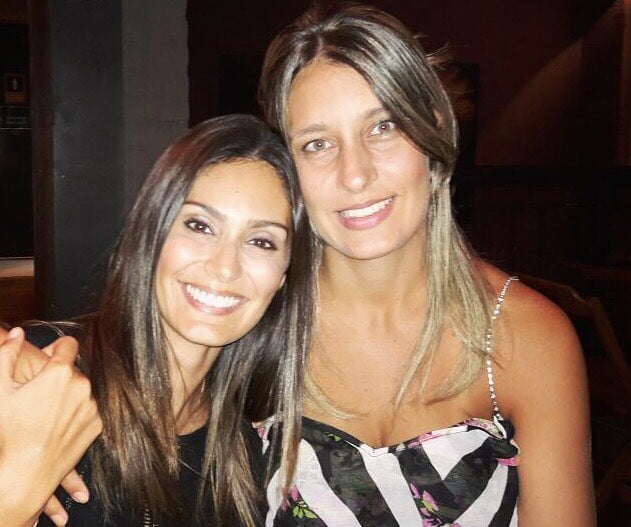 Bruna Abdullah and her sister