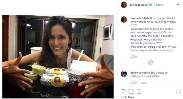 Bruna Abdullah's Instagram post