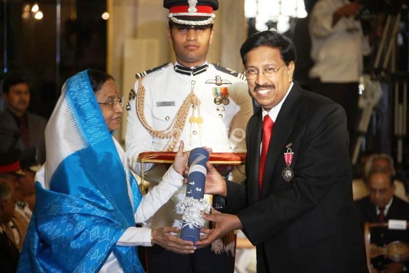 Dr B. Ramana Rao Receiving Padma Shri Award