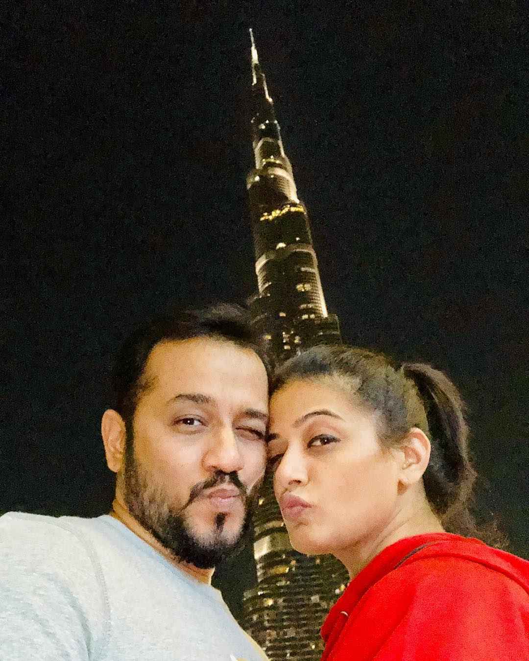 Mustafa Raj with his wife Priyamani