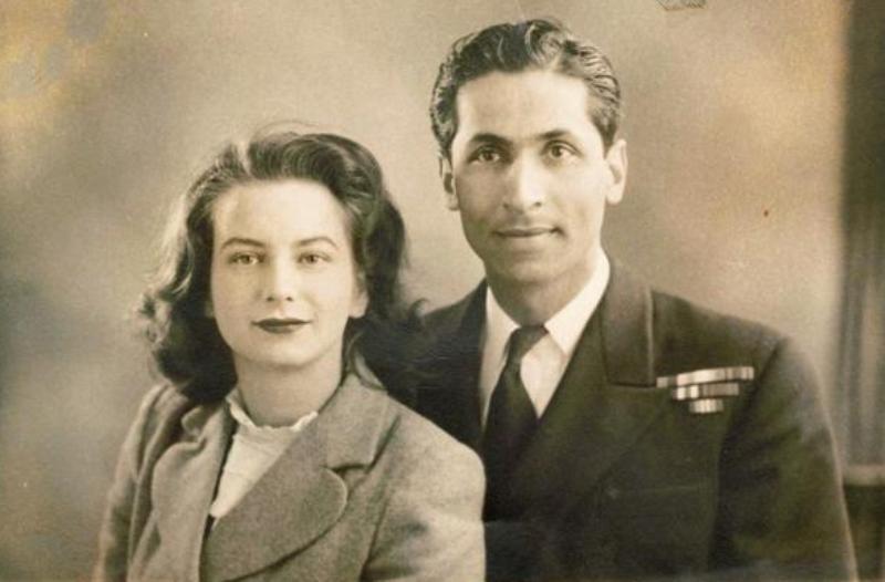 Sylvia and Kawas Nanavati, shortly after they got married in 1949