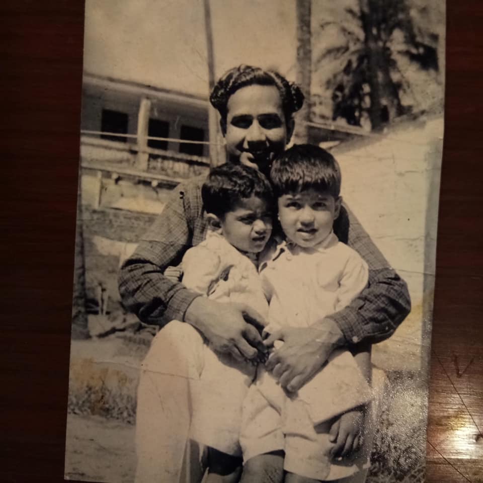 Abu Malik with his father and brother Anu Malik 