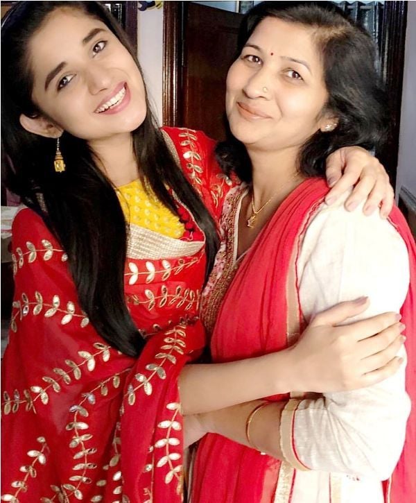 Kanika Mann with Her Mother
