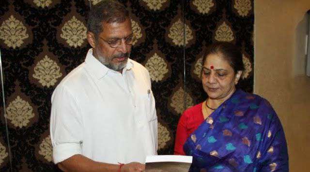 Neelakanti Patekar with her husband 