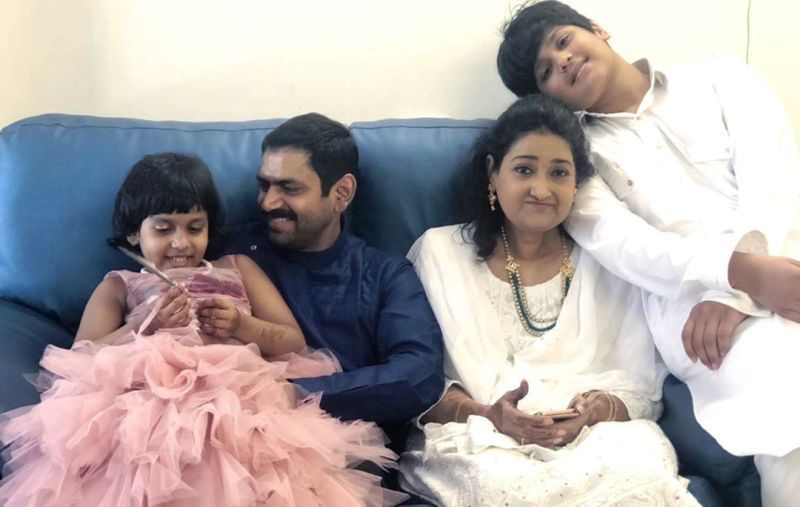 Sharib Ali Hashmi with His Family