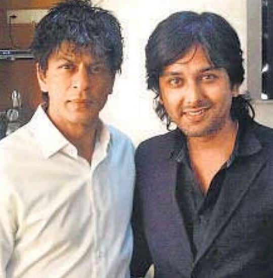 Siddhartha Dey with Shah Rukh Khan