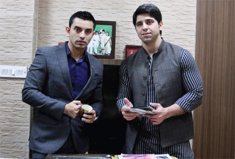 Tehseen Poonawalla with His Brother