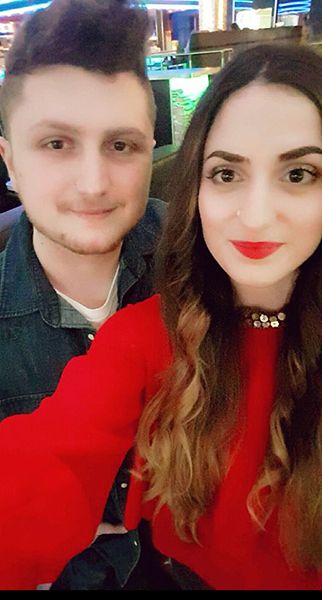Elif Khan with her Brother