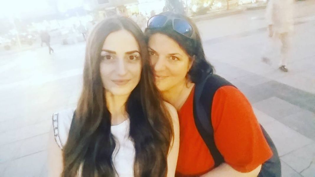 Elif Khan with her Mother