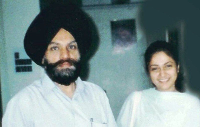 Gracy Singh with Her Father