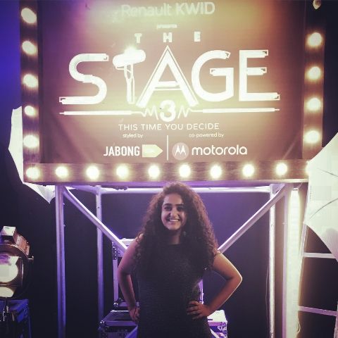 Jannabi Das on the sets of The Stage