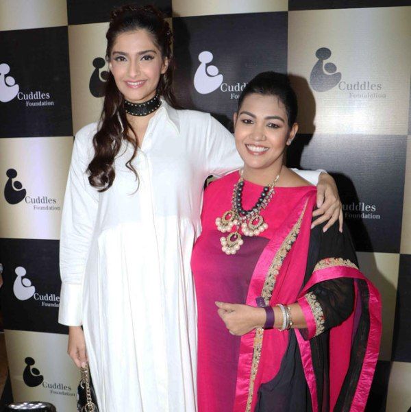 Purnota Dutta Bahl with Sonam Kapoor