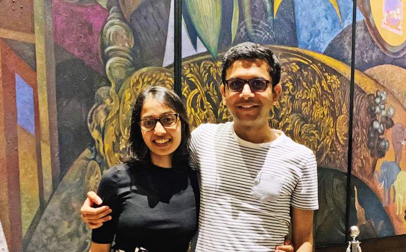Rohan Murty with Aparna Krishnan