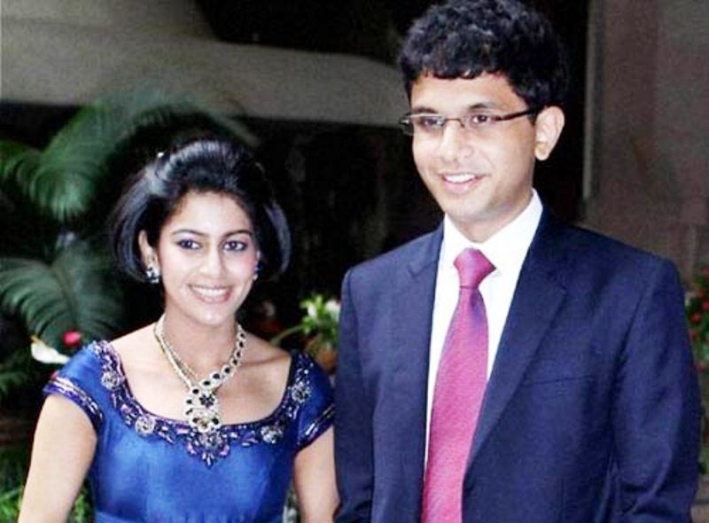 Rohan Murty with Lakshmi Venu