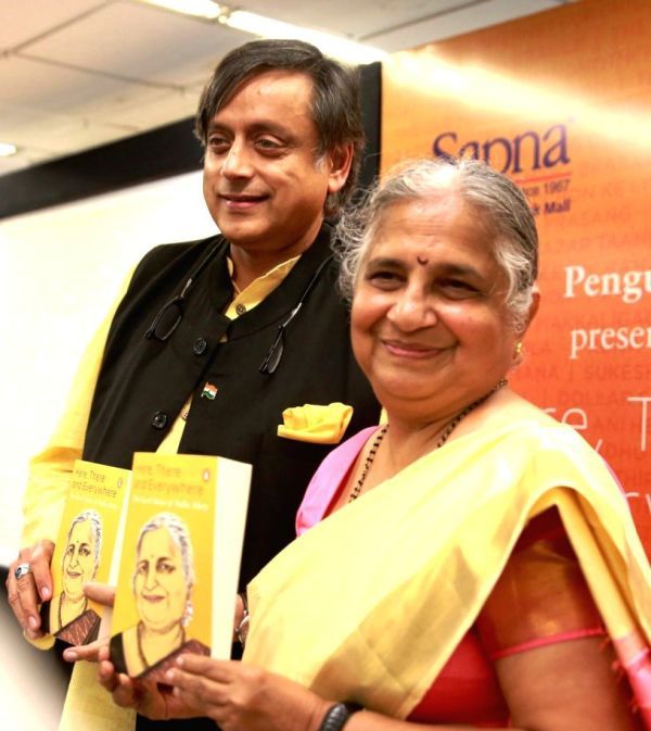 Sudha Murthy on the Event of Her Book Launch with Shashi Tharoor