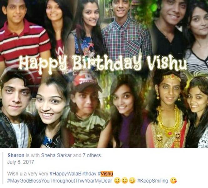 A Post on Vishal's Facebook Account