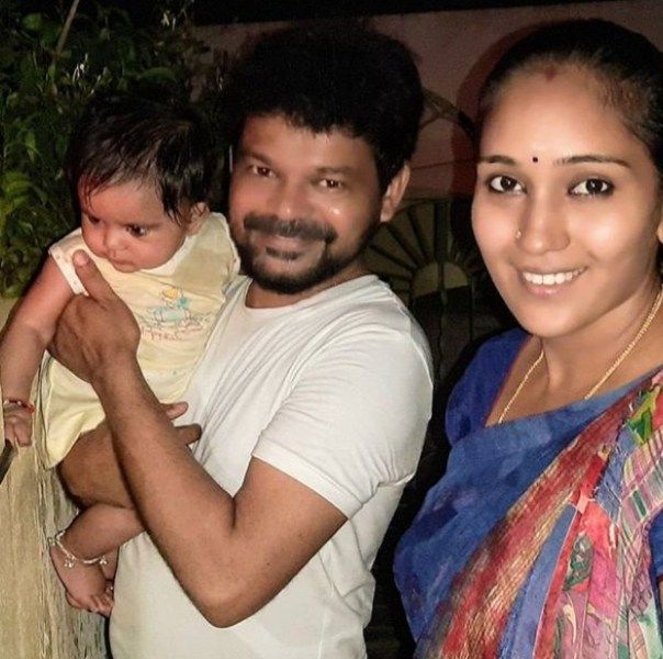 Jogi Naidu with his wife and daughter