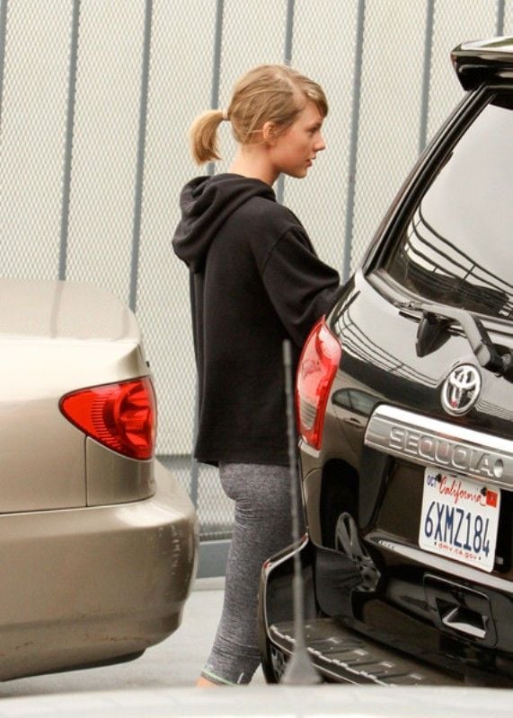 Taylor Swift Education with Her Toyota Sequoia