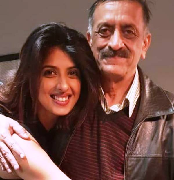 Aishwarya Sakhuja with Her Father