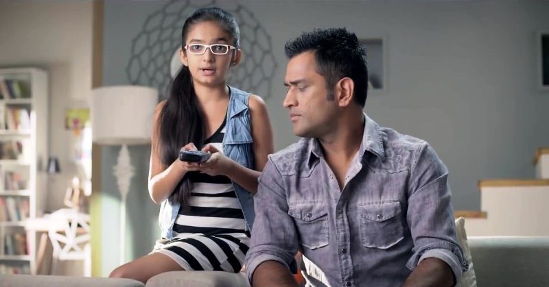 Anushka Sen in a TV Commercial