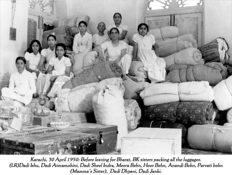 Dadi Janki and Other Brahma Kumaris Relocating from Pakistan to India