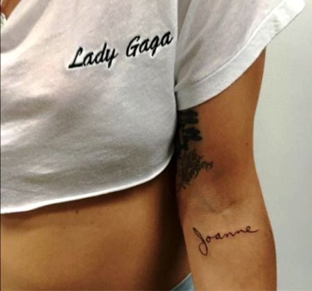 Lady Gaga's Joanne tattoo