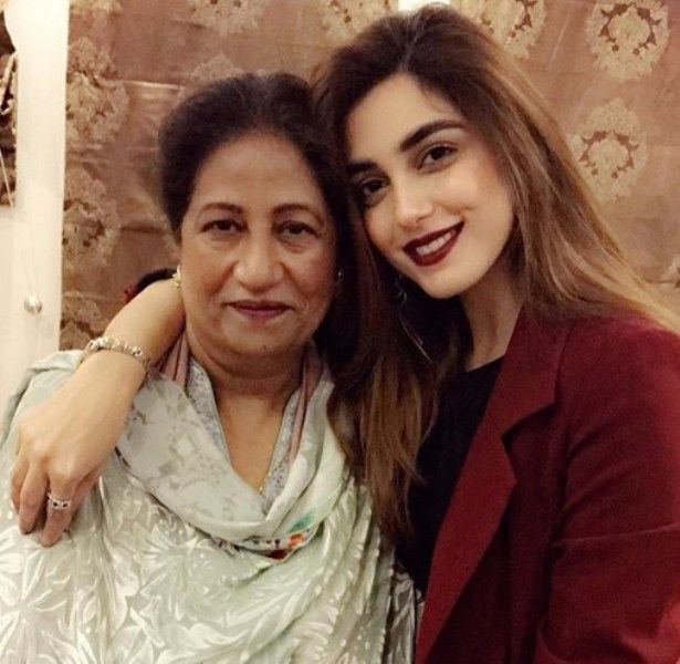 Maya Ali with her Mother