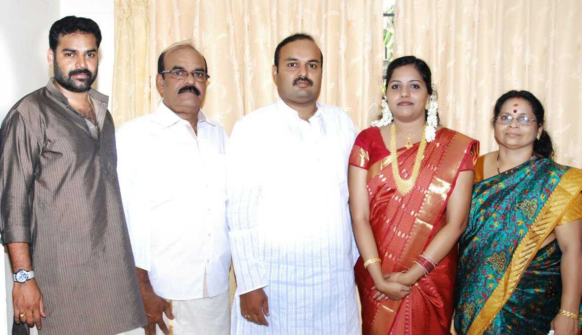 Pradeep Chandran with his family