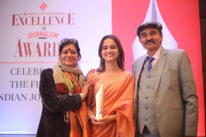 Sarvapriya Sangwan With Her Parents