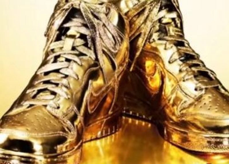 Sunny Waghchoure's Gold Shoes