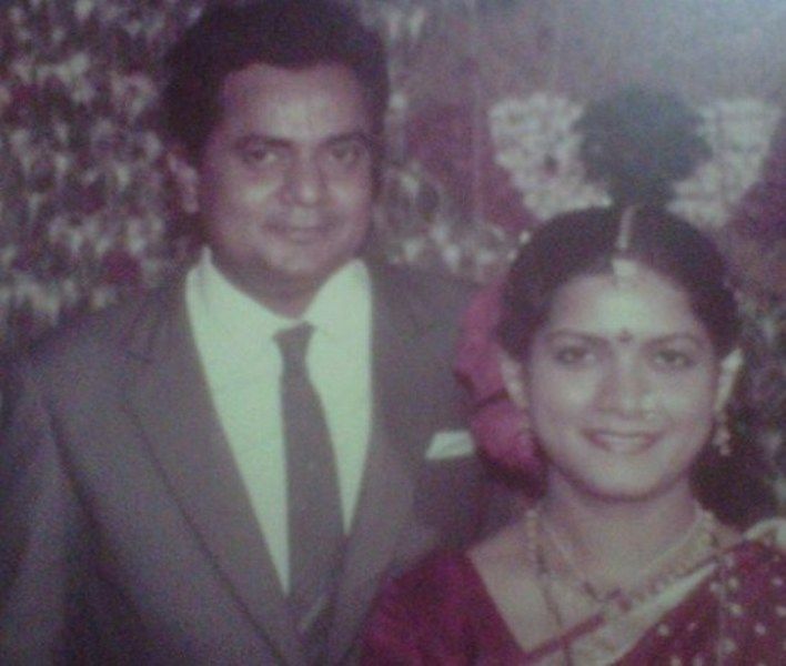 Vijay Chavan with his Wife