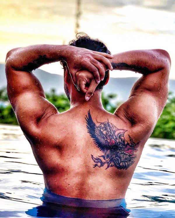 Yash Dasgupta's Tattoo on his back