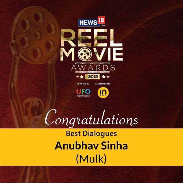 Anubhav Sinha's News 18 Reel Movie Awards