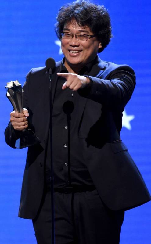 Bong Joon-ho during his Acceptance Speech at Critics' Choice Movie Awards