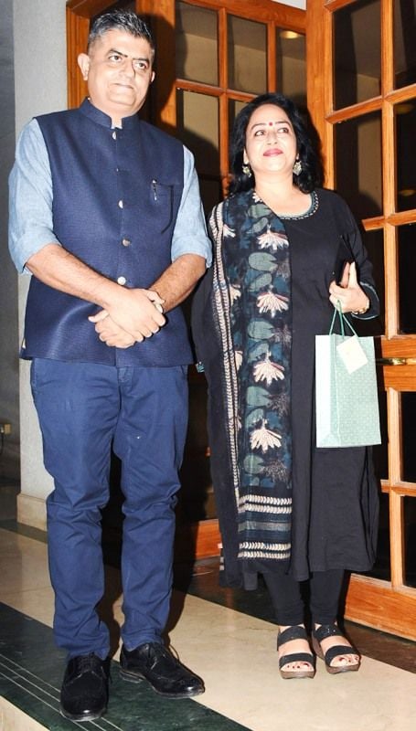 Gajraj Rao with His Wife