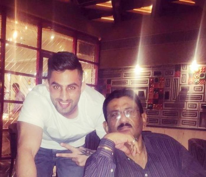 Mayur Verma with His Father