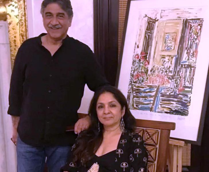 Neena Gupta with Vivek Mehra