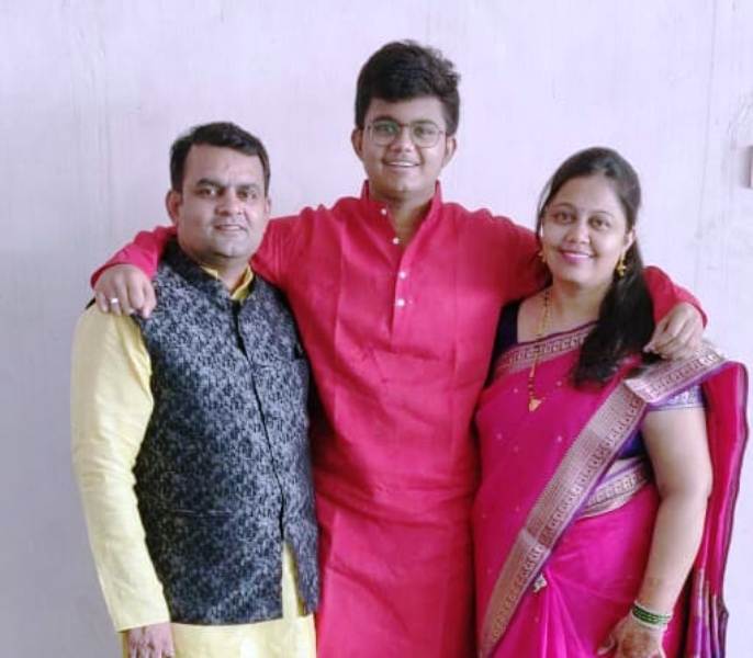Prasad Jawade's Sister with Her Family