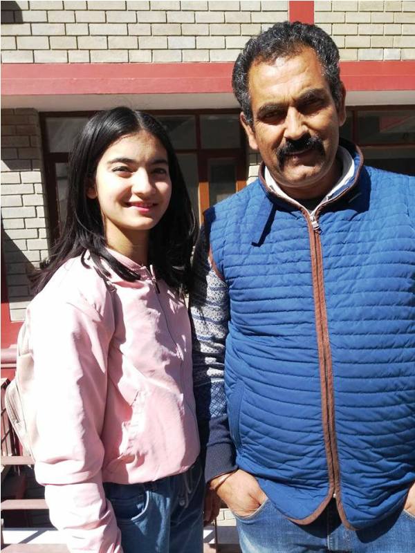 Pratibha Ranta with Her Father