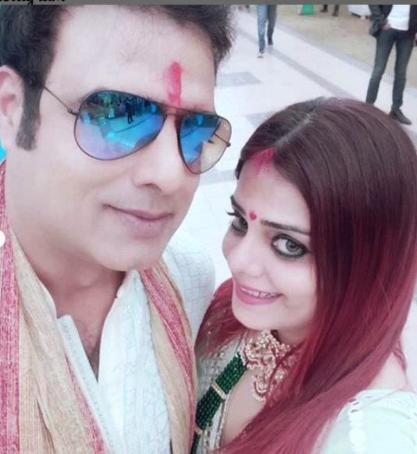 Abhimanyu Singh and His Wife