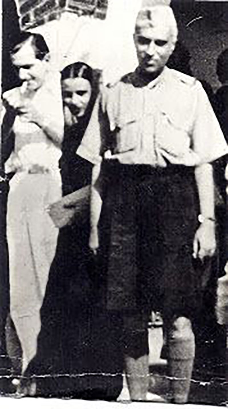 Amrita Shergil with Jawaharlal Nehru