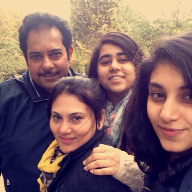 Deepika Chikhalia with her family 