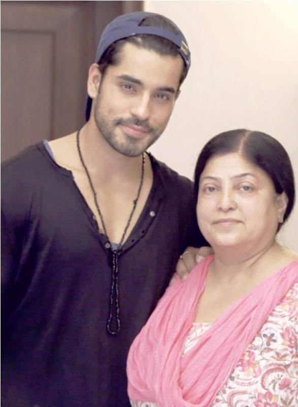 Gautam Gulati and His Mother